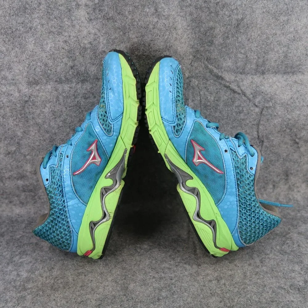 Mizuno Shoes Womens 8 Athletic Running Wave Inspire 9 Sport Trainer Active Blue